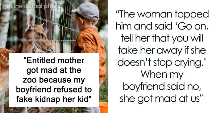 Mom Berates Couple After They Refuse To Go Along With Fake-Kidnapping Her Upset Child