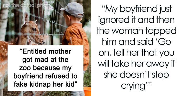 Mom Tells Her Child She’s Going To Be Kidnapped If She Doesn’t Stop Screaming At The Zoo