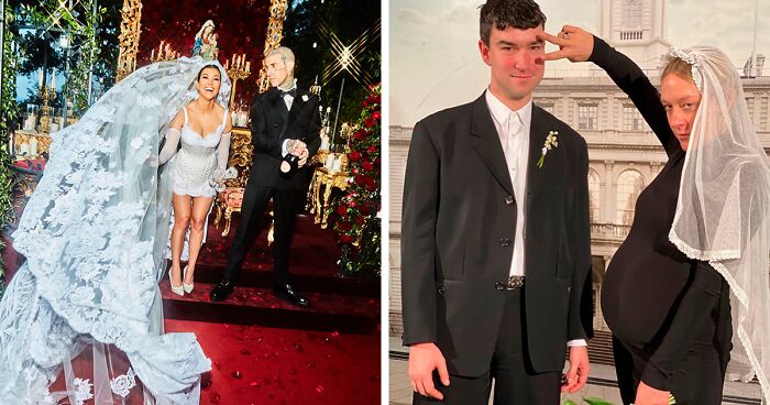 From Black Dresses To Printed Numbers, These 22 Celeb Brides Have Rewritten Bridal Rules