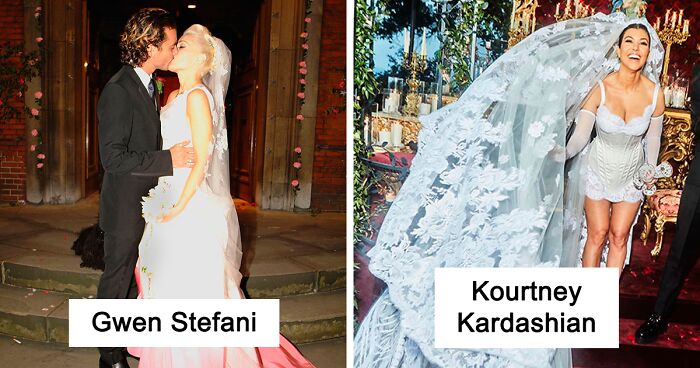 22 Celebrity Brides Who Defied Tradition With Unconventional Wedding Dresses