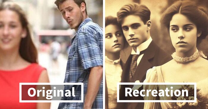 This Account Posted 20 Famous Memes Reimagined By AI And Given A 19th-Century Look