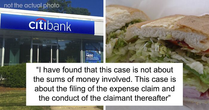 Man Fired After Trying To Expense Two-Sandwich Lunch And Later Admitting He Shared Them With Partner