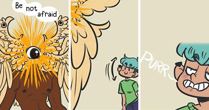 44 Humorous Comics About Supernatural Beings In Everyday Situations, Created By Alexandria Page