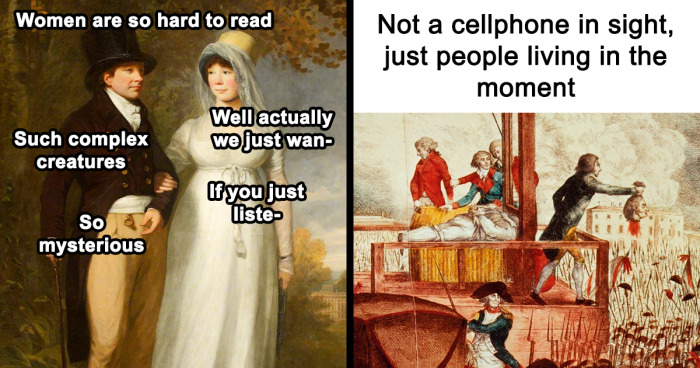 48 Hilarious Paintings From The “Ancient Memez” Instagram Account