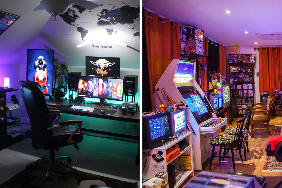 32 Game Room Ideas to Turn Your Gaming Cave Dream into Reality