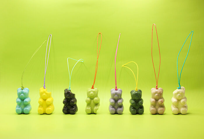 Porcelain Gummy Bear Ornaments