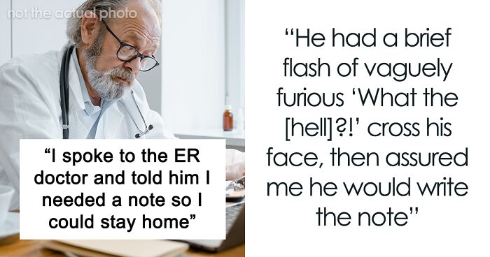 Doctor Gives Employee A Sassy Note Making Sure They Get Extra Days To Work From Home