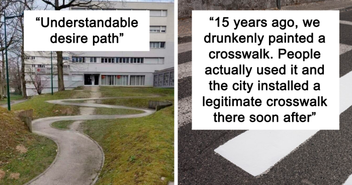 43 Times Urban Planners Failed To Understand People’s Needs, And It Resulted In ‘Desire Paths’ (New Pics)