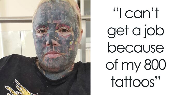 Mom With Mind-Boggling Number Of Tattoos Can't Get A Job For 20+ Years Because Of It