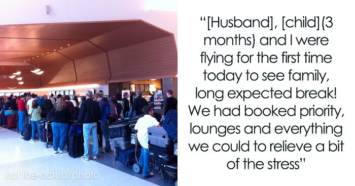 Woman Thinks It’s Acceptable To Jump The Queue Because She’s With An Infant, Asks If She’s Wrong