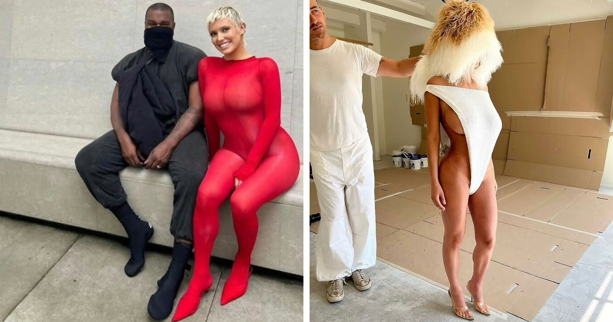 Kanye West's New ‘Wife' Bianca Censori Is Being Dressed By A ‘Secret Team' Of Designers