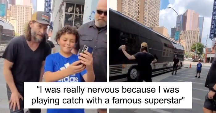 Keanu Reeves Once Again Proves That He’s A Good Guy By Agreeing To Play Catch With 9 Y.O. Fan