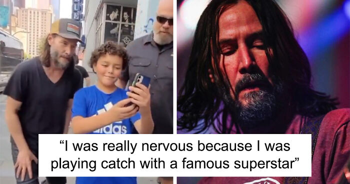 “Nicest Guy In Hollywood” Keanu Reeves Plays Ball With An Overjoyed 9 Y.O. Fan