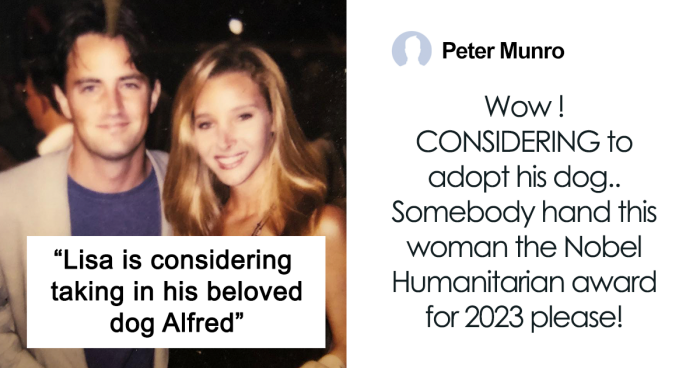 Friends Co-Star Lisa Kudrow Says She Wants To Adopt Matthew Perry’s Beloved Dog, Alfred