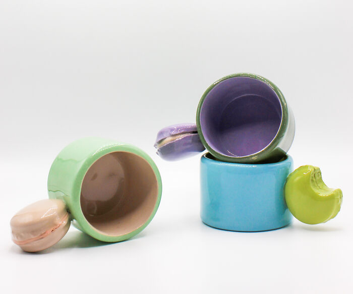 Bold Macaron Espresso Cups