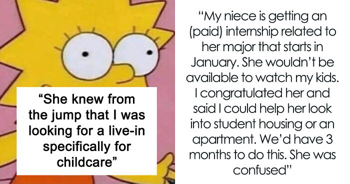 Niece Is Confused After Being Told To Move Out Because She Can’t Babysit Woman’s Kids Anymore 