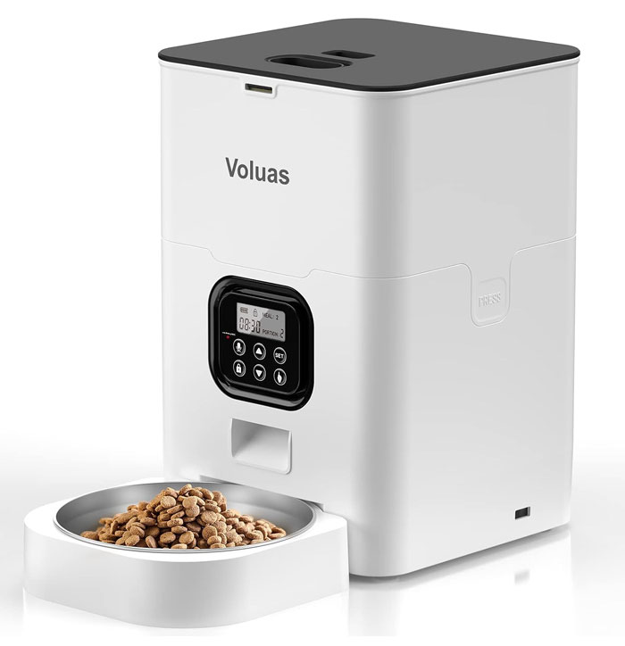 Voluas Automatic Pet Feeder For Cats And Dogs