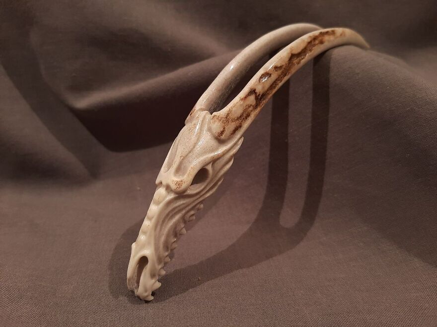 My Husband Makes Amazing Hair Pins From Deer Antler.