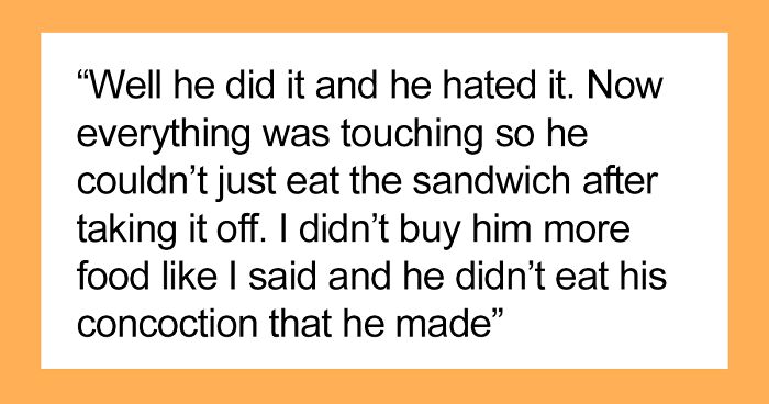 Dad Teaches 14 Y.O. Son A Lesson After He Ruins His Snack, Gets Called ‘Cruel’ By His Wife