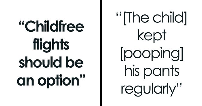 Person Calls For Childfree Flights After 4-Hour Flight From Hell Leaves Them Reeling