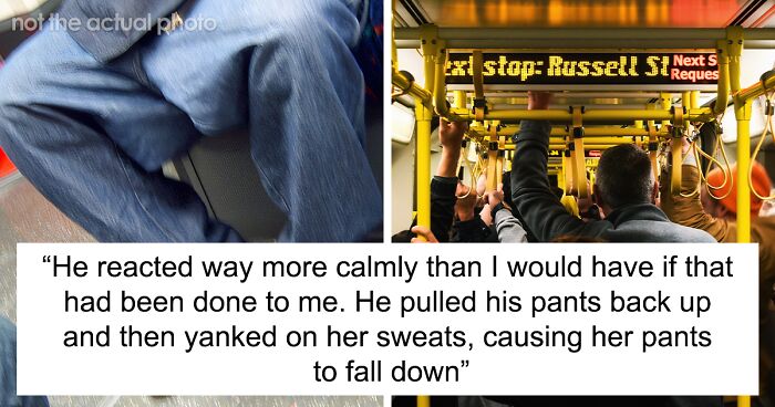 Smug Woman Thinks She's Making A Point By Pulling Down Man's Pants, He Does The Same To Her