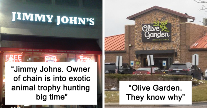 40 Internet Users Roast Chain Restaurants, Explaining Which Ones Are The Very Worst