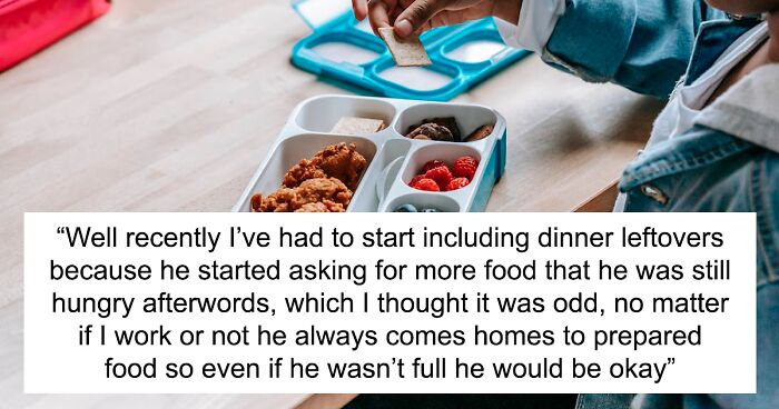 Wife Strives To Double Up Hubby's Lunch Served For Work - Only To See Him Sharing It With A Mistress