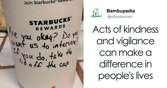 People Applaud Starbucks Worker For Writing A 