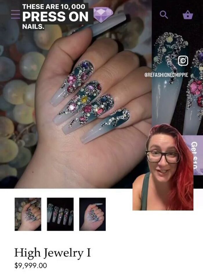 These Are $10,000 Press-On Nails