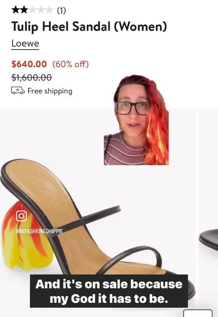 This Tulip Heel Sandal For $640 From Nordstrom If You Want To Look Cute And Also Insane