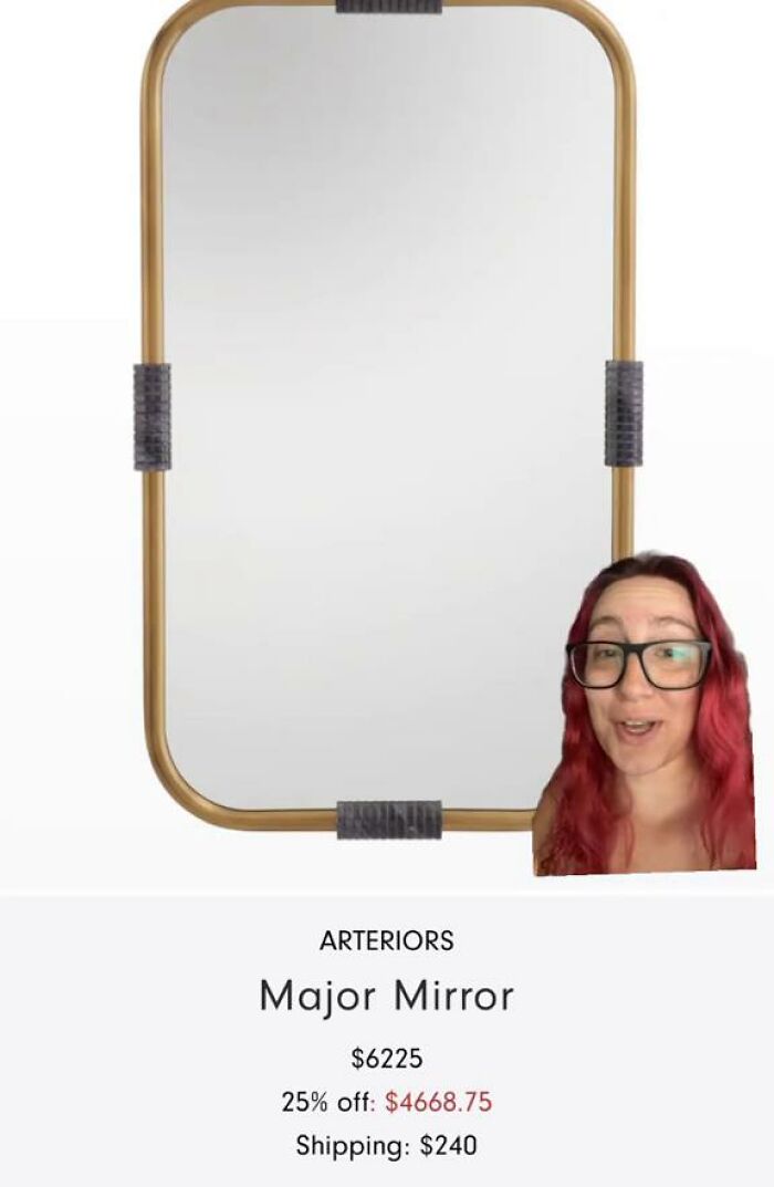 This Is A $6000 Mirror From Horchow