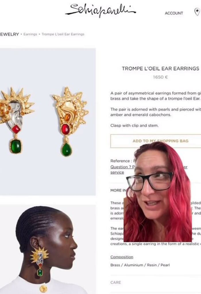 These Insane Trompe L'oeil Earrings Are About $1,800