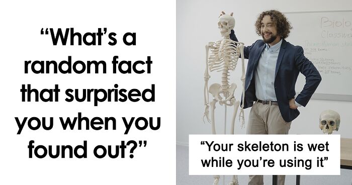 “Your Skeleton Is Wet While You're Using It” And 65 Additional Random Facts From People Online