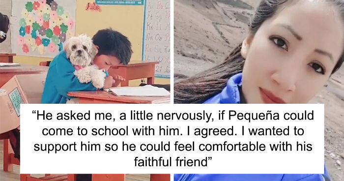 Teacher Reveals Why She Allowed Her Student To Bring His Dog To Class