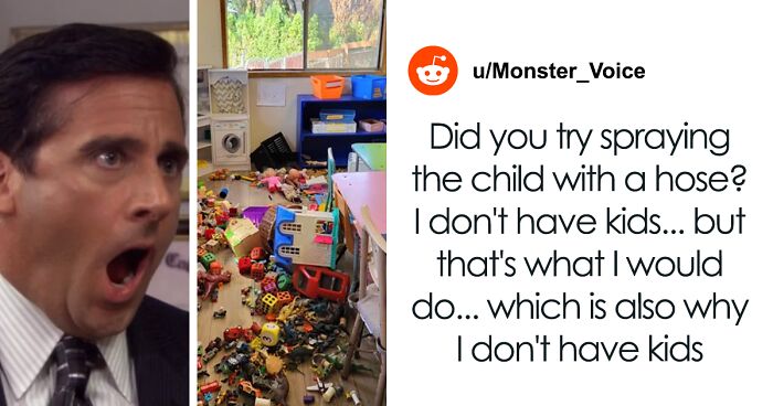 Folks Online Are Horrified By This Photo Showing A 3.5 Y.O.'s Tantrum Aftermath In Preschool