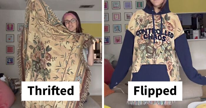 TikToker Is Going Viral For Her Creative Thrift Store Flips, Here Are 31 Of The Best Ones