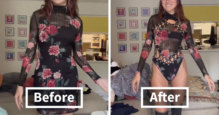 Woman's Fashion Resurrections From Thrift Store Treasures Go Viral (31 Pics)