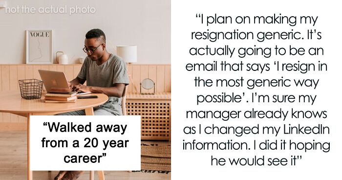 “I Resign In The Most Generic Way Possible”: Person Quits 20-Year Career After Boss’s “Feedback” 