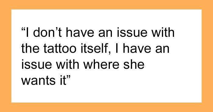 Hubby Can’t Stand Wife’s New Tattoo Size And Location, Provokes Heated Debate Among Netizens