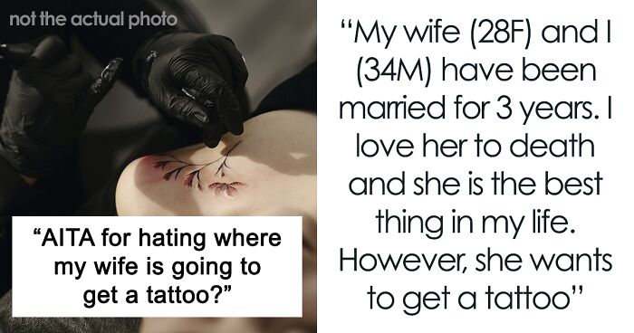 Guy ‘Begs’ Wife To Rethink Tattoo Location, Asks If He’s A Jerk And Gets Mixed Replies From Netizens