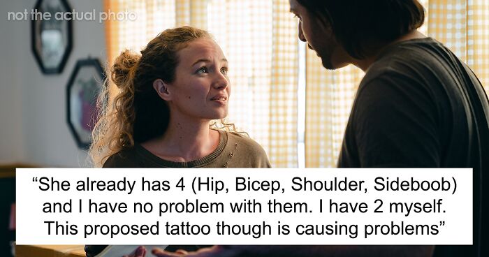 Hubby ‘Hates’ The Location His Wife Chose For Her New Tattoo, Begs Her To Think It Over