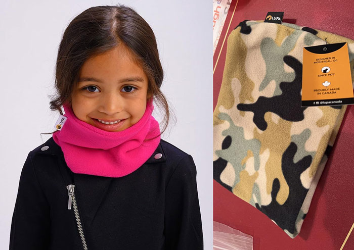 Kids Handmade Double-Layer Fleece Neck Warmer: Safeguarding your little ones from harsh, cold winds, while offering superior warmth, comfort, and durability.