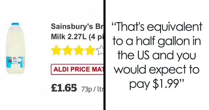 Woman Compares The Prices Of The Same Groceries Between England And US, Sparks Discussion