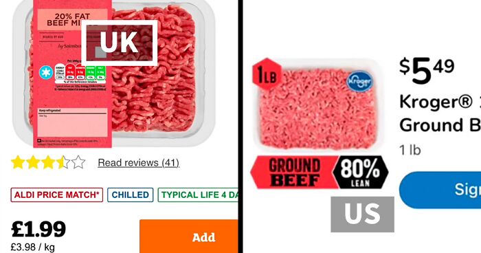 TikToker Breaks Down Price Difference Of Food Between The US And UK, Shares Surprising Results