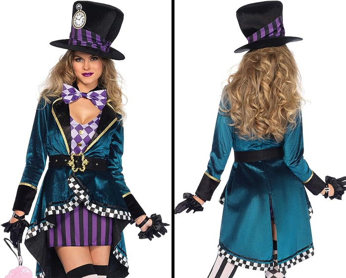 Leg Avenue Womens Delightful Mad Hatter Halloween Costume: Get ready for a *mad tea party* like no other.