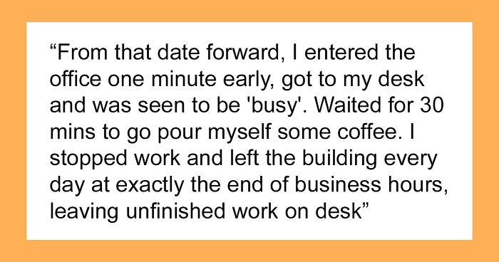 Person Sticks To Schedule After Being Reprimanded For Being Late, Company Has To Hire 3 New People