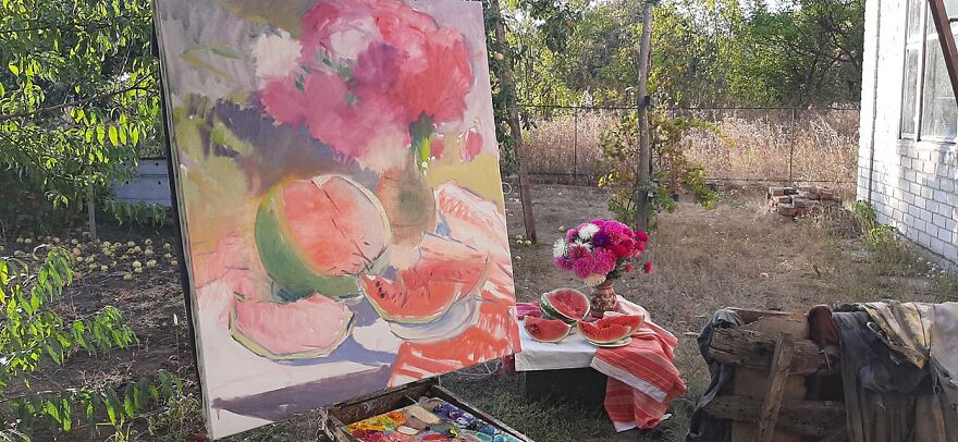 She Is An Artist Who Paints In The Open Air (40 Pics)