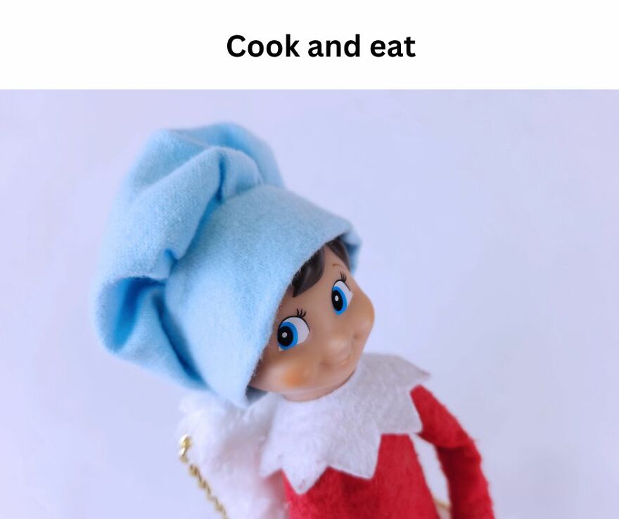 I've Created These Amusing Elf On The Shelf Appearances (15 Pics)