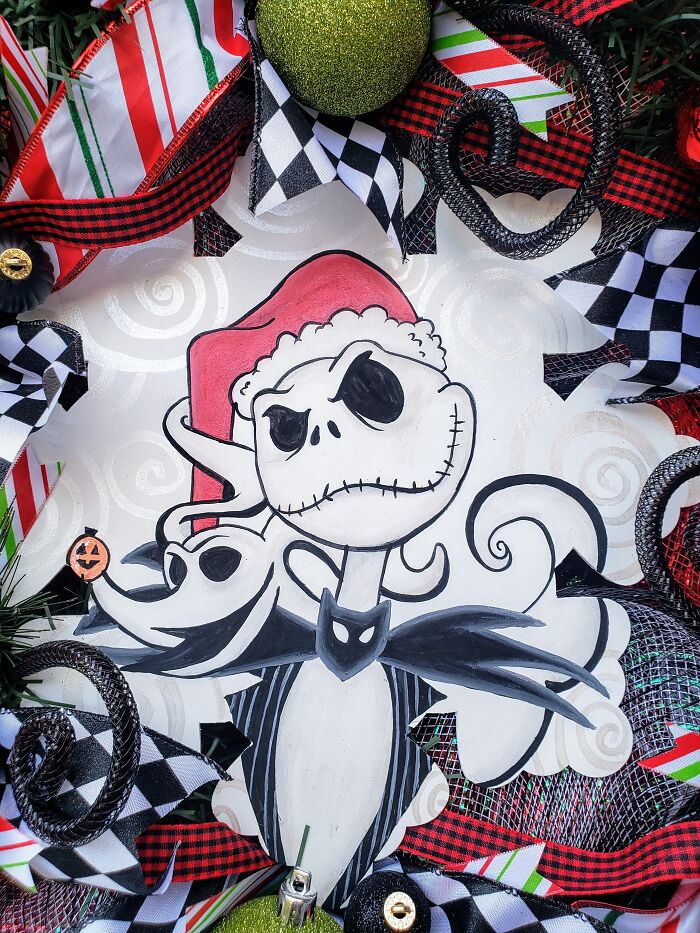 Nightmare Before Christmas Hand Painted Holiday Decorations (14 Pics)