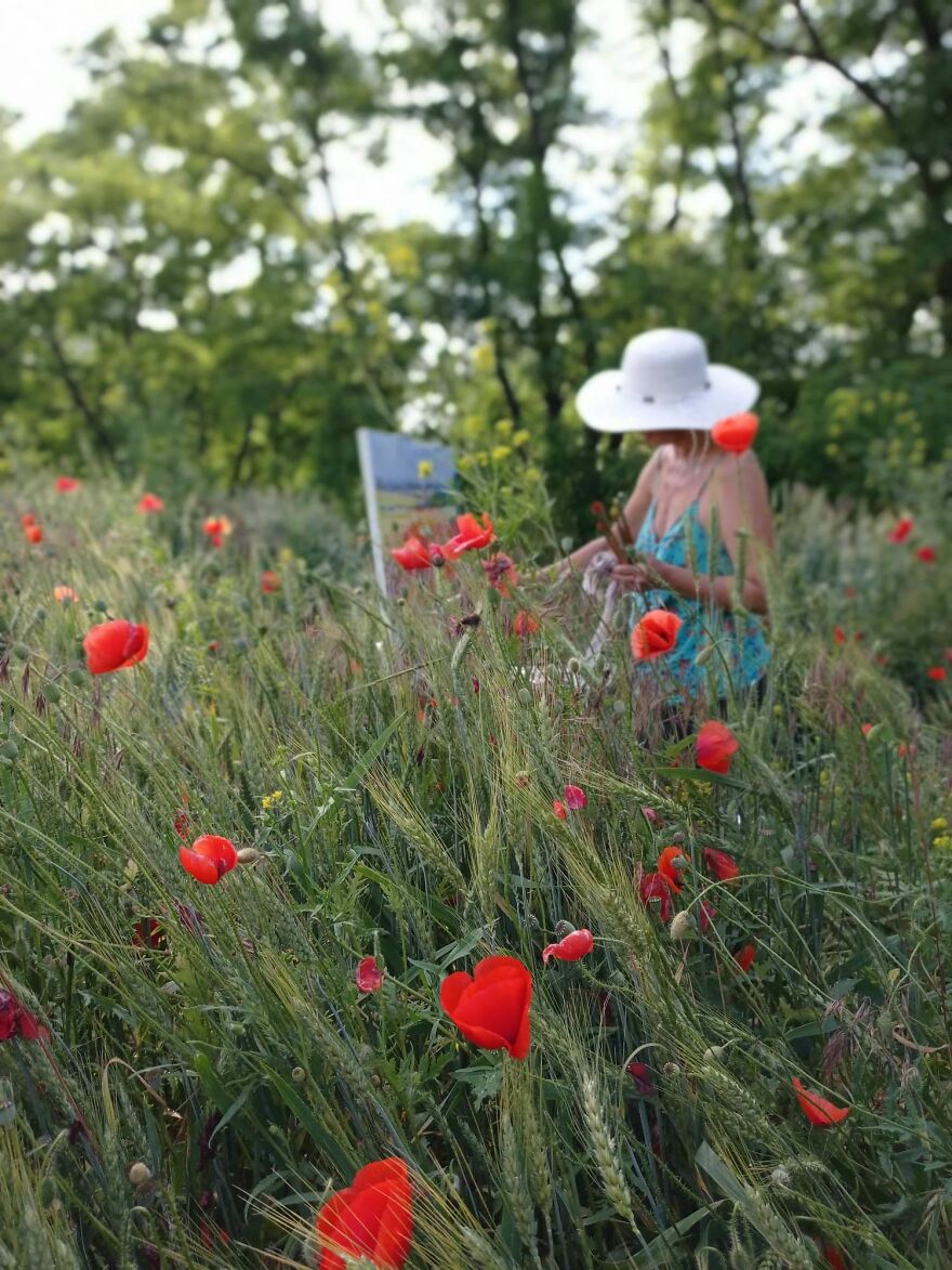 She Is An Artist Who Paints In The Open Air (40 Pics)